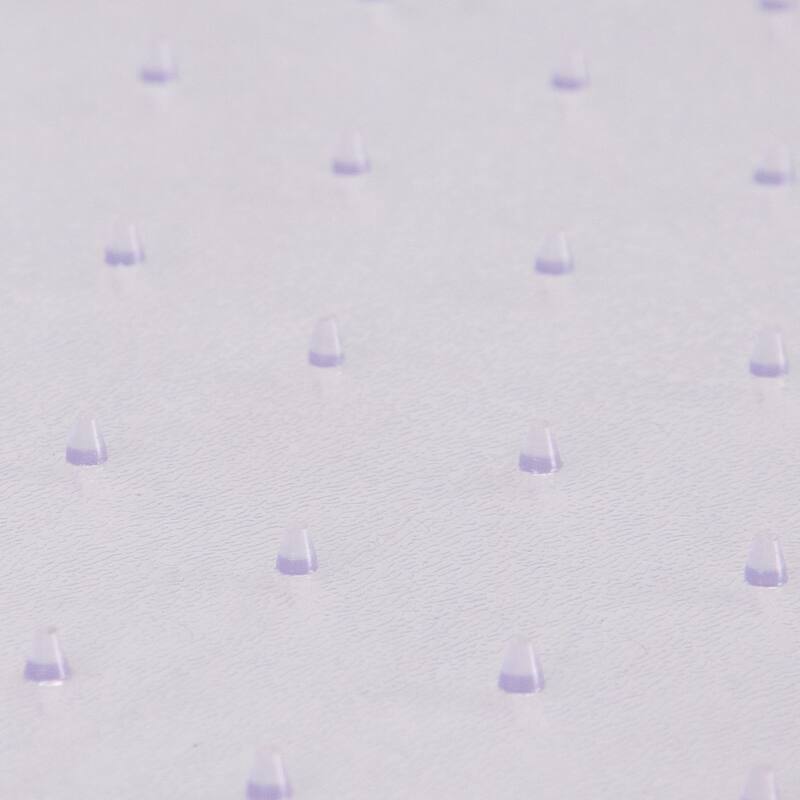 36" x 48" Carpet Chair Mat with Lip and Scuff and Slip Resistant Textured Top