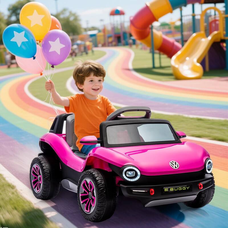 12V Ride On Car for Kids Licensed Volkswagen Beetle