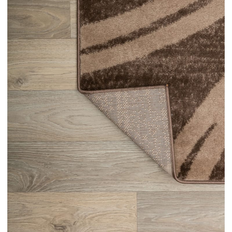 World Rug Gallery Contemporary Abstract Circles Design Area Rug