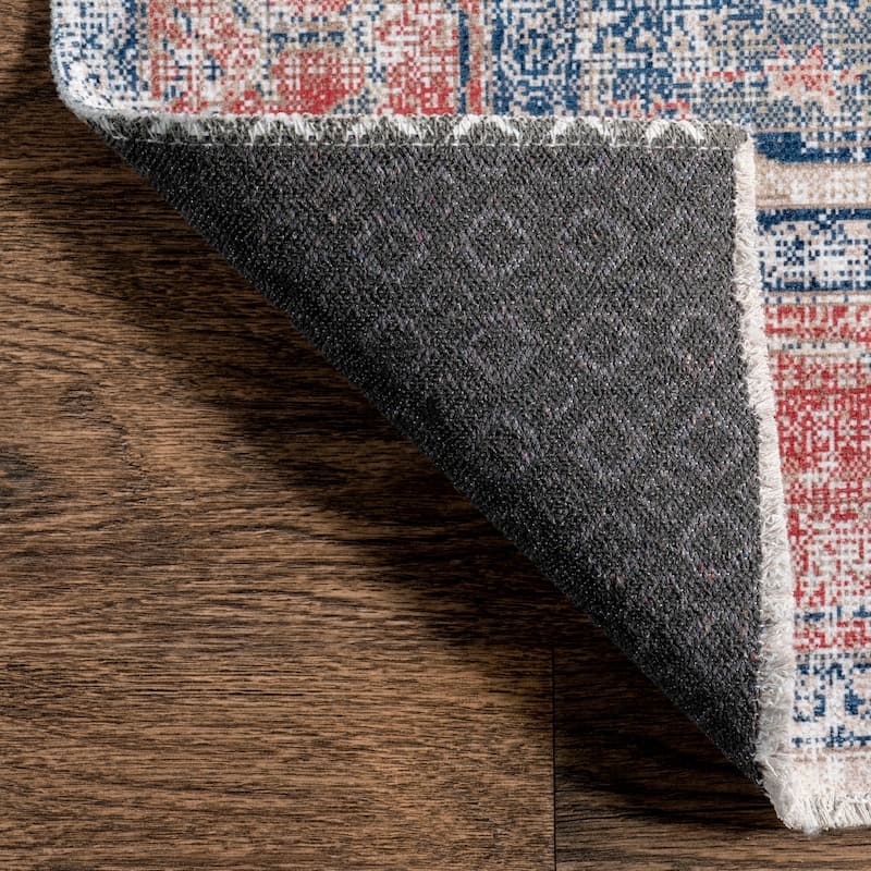 Nuloom Larkspur Persian Fringed Machine Washable Area Rug