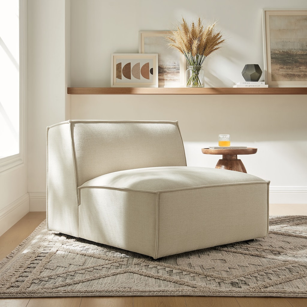 Restore Performance Fabric Upholstered Armless Modular Chair