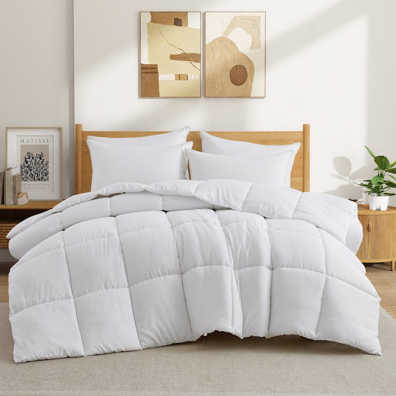 All Season Down Alternative Comforter Duvet Insert with Soft Cover