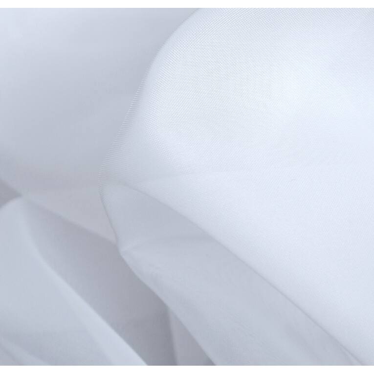HLC.me Sheer Voile Window Treatment Rod Pocket Curtain Panels for Bedroom, Living Room, Kitchen - Set of 2 panels