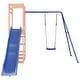 preview thumbnail 3 of 23, vidaXL Swing Set Outdoor Backyard Wooden Playground Equipment for Kids Age 3-8