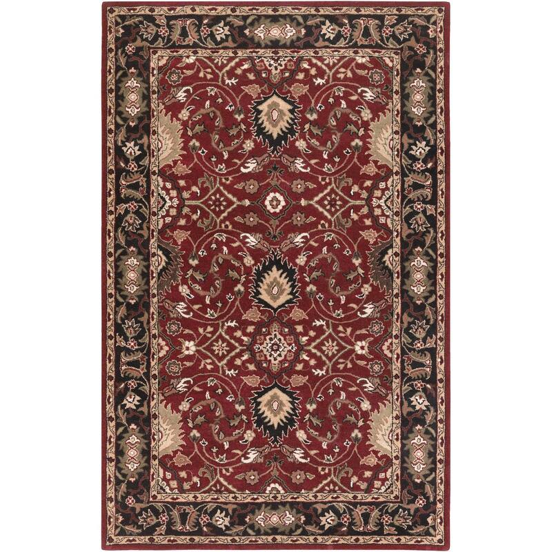 Livabliss Caesar Updated Traditional Border Area Rug