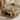 47" Rustic Curved Wood Coffee Table with Open Shelf, 2-Tier Rectangular Center Table for Living Room