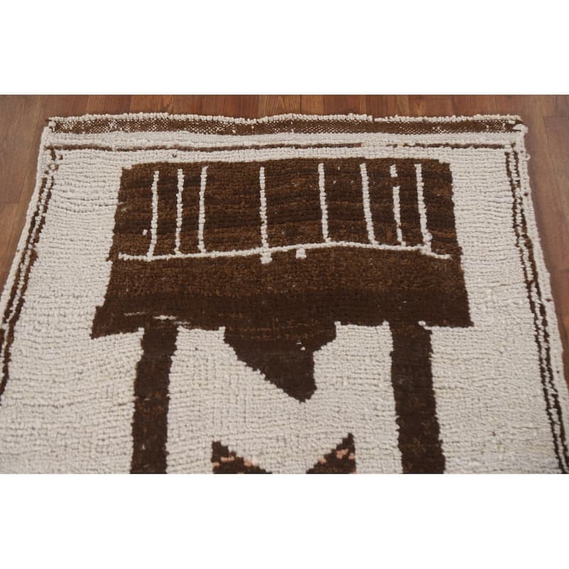 Anatolian Oriental Runner Rug Hand-knotted Wool Carpet - 3'0"x 9'2"