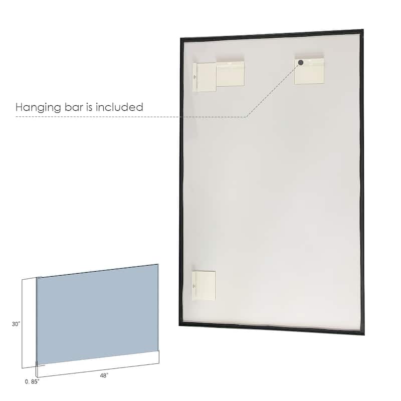 Altair Sassi Bathroom/Vanity Aluminum Framed Wall Mirror
