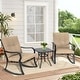 Outdoor Bistro Sets that Match Costway Patio Glider Rocking Bench Double 2 Person Chair Loveseat - See Details