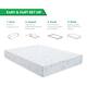 8 inch Green Tea Gel Memory Foam Mattress, Cooling Medium Feel Bed Mattress in a Box, CertiPUR-US
