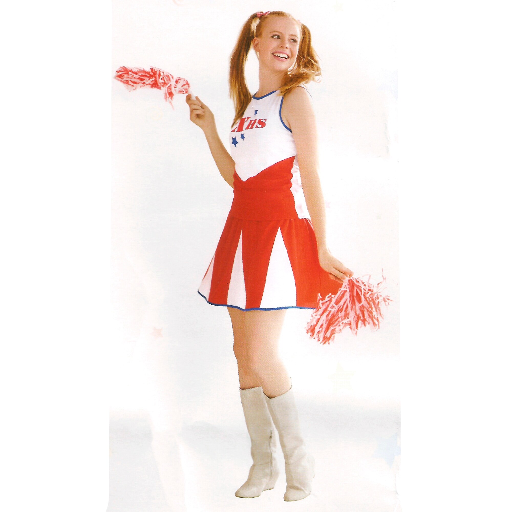 red and white halloween costume