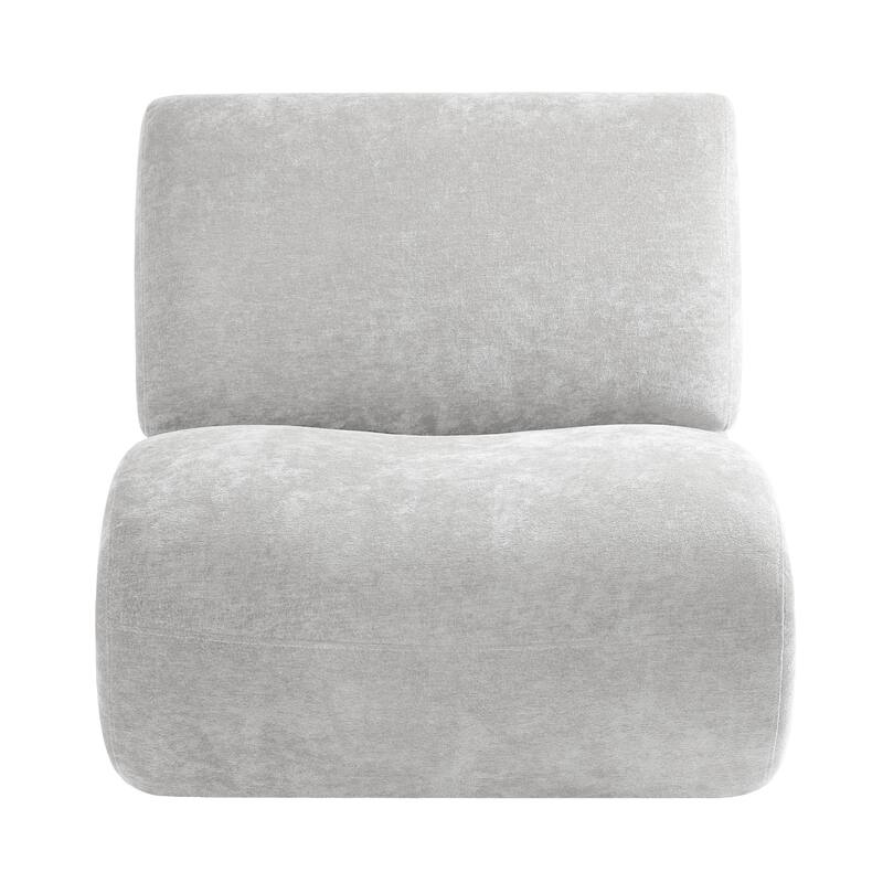 DREAMSIDEA Low Back Upholstered Swivel Accent Chair
