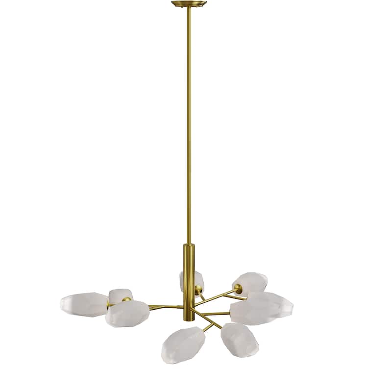 Catalina 9 Light Gold Chandelier - 41 x 41 x 28