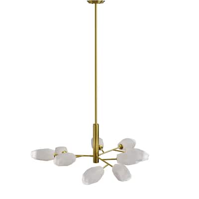 Catalina 9 Light Gold Chandelier - 41 x 41 x 28