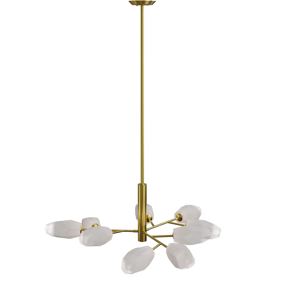 Catalina 9 Light Gold Chandelier - 41 x 41 x 28