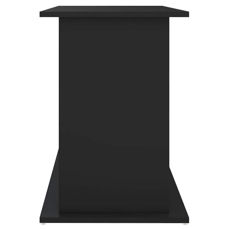 vidaXL Stylish Aquarium Stand Black Engineered wood 40 x 16.1 x 22.8 in - 16.1 x 40 x 22.8