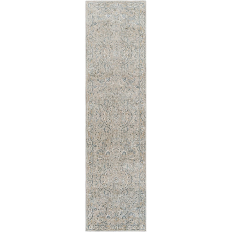 Livabliss Casual Brunswick Medallion Area Rug - 2'7" x 10' - Grey