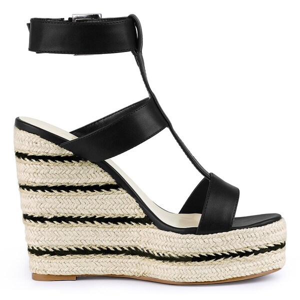strappy espadrille platform sandals