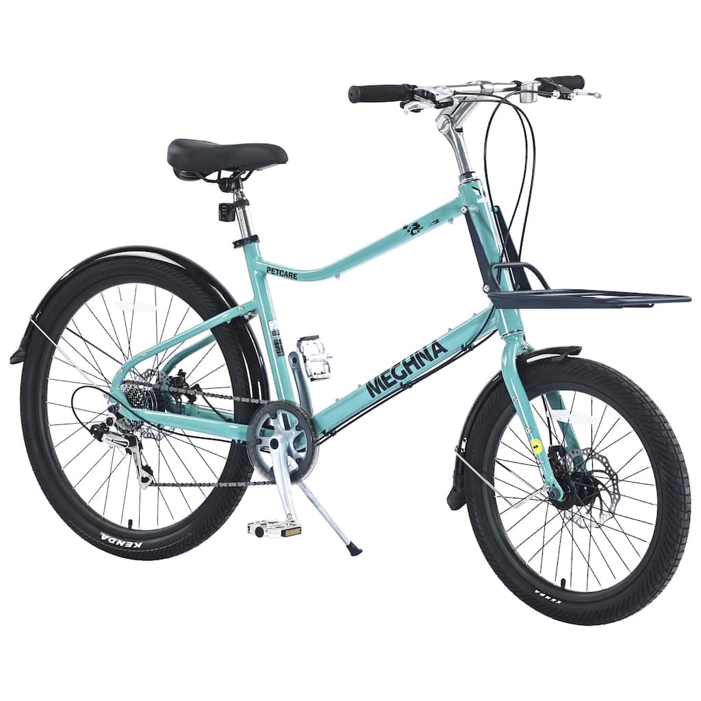 Cargo Bike - Aluminum Alloy Frame, 7 Speeds, Multiple Colors, Unisex - 26