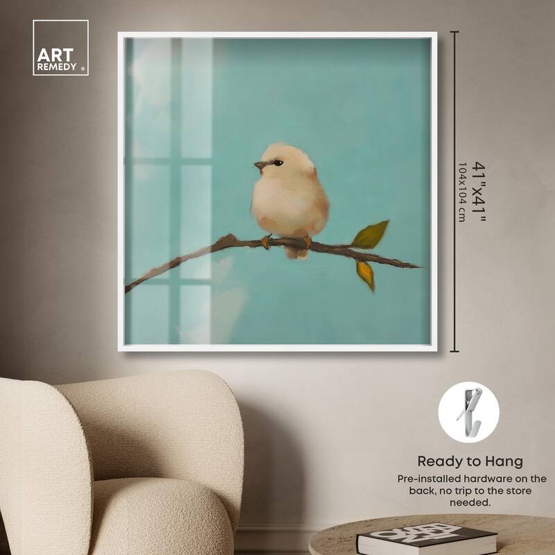 Azure Avian Shadowbox by Art Remedy