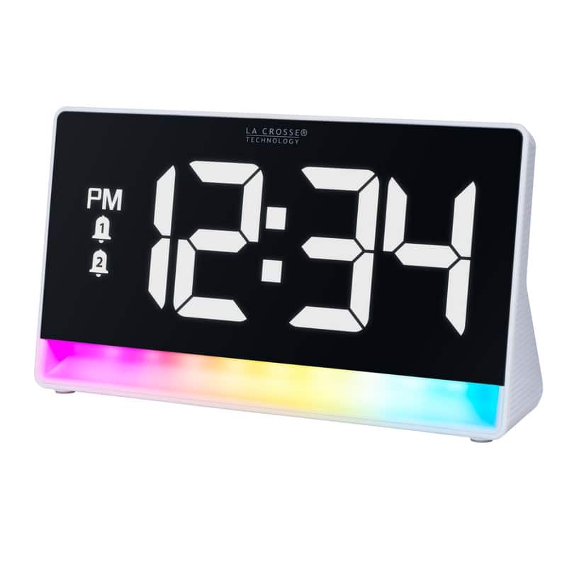 La Crosse Technology 617-149 Digital Alarm with Changing Color Light