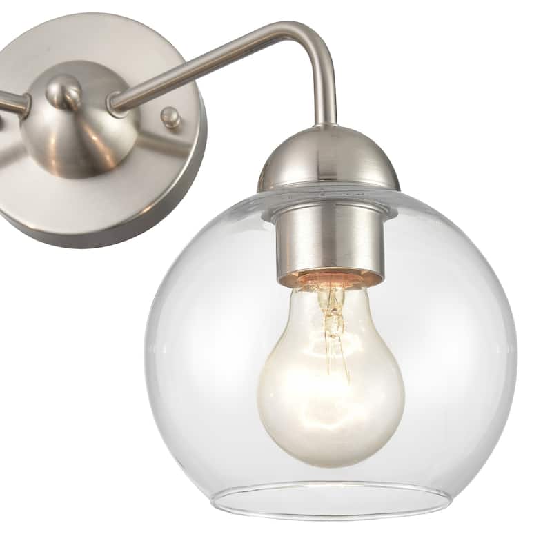 Astoria 15.75-inch Wide 2-Light Vanity Light in Brushed Nickel - 15.75