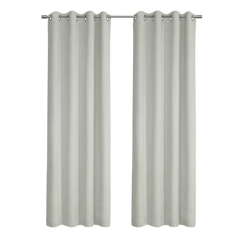 Thermaplus Navar Total Blackout Woven Faux Suede Curtain Panel