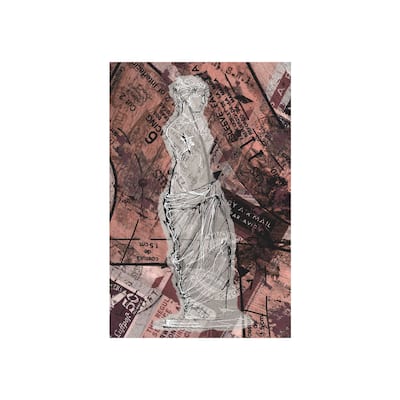 Graffiti Sculpture V (24 x 36) Canvas Art Print
