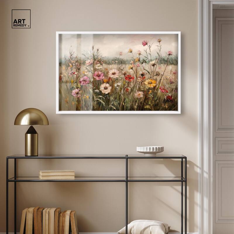 Vintage Blooms I Shadowbox by Art Remedy
