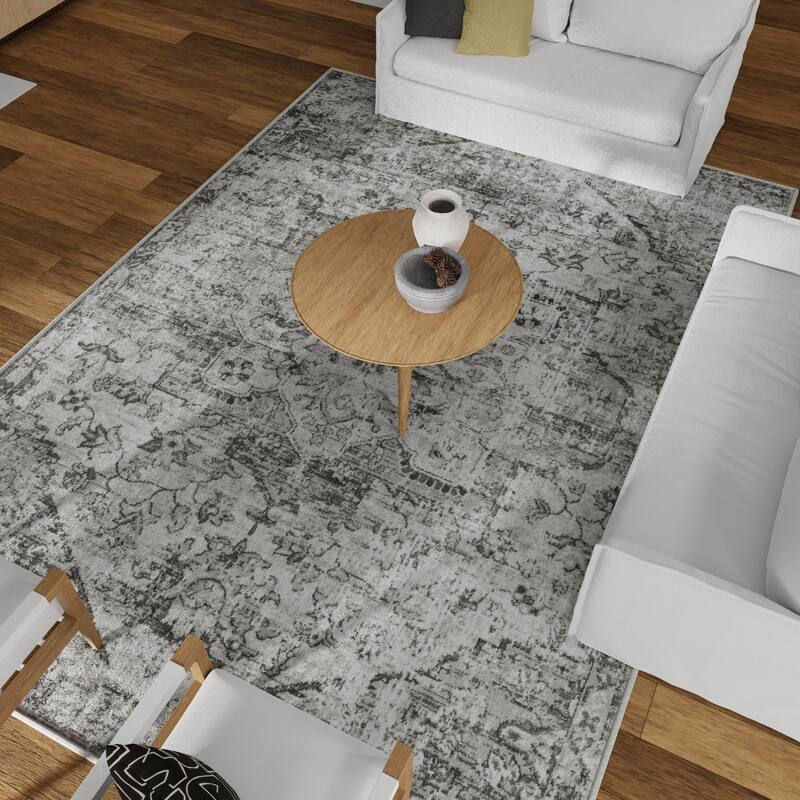 Loomaknoti Rhane Alemern Gray Area Rug