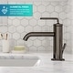 preview thumbnail 14 of 51, KRAUS Ramus Single Handle Bathroom Sink Faucet w/ Lift Rod Drain