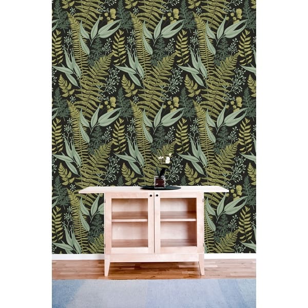 Ferns Wallpaper Peel and Stick Wallpaper Sale - Overstock -