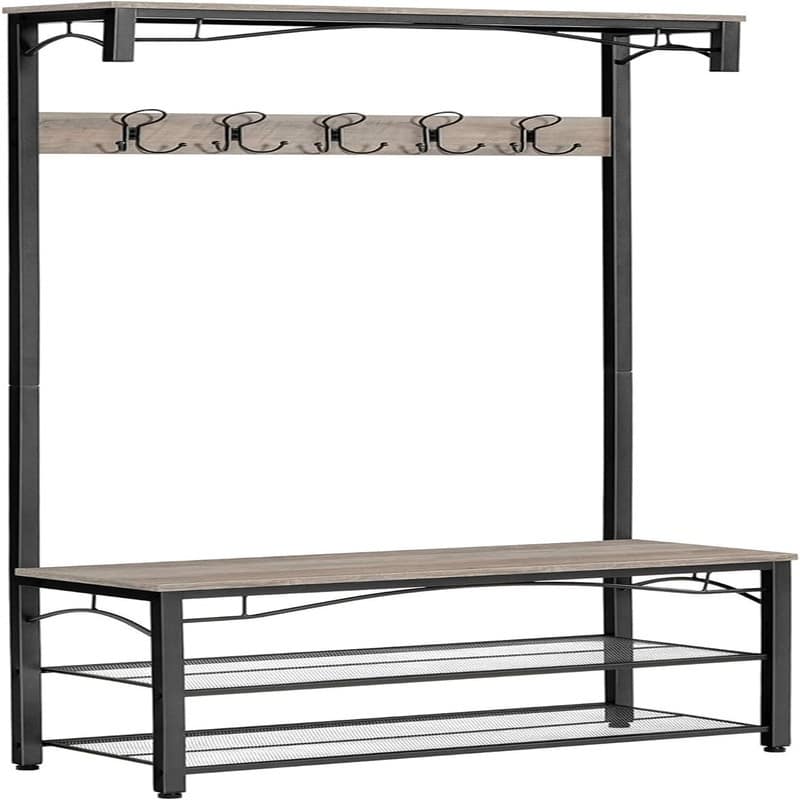 3-Tier Storage Shelf for Entryway Hallway Living Room - 12.6 x 31.5 x 70.3 