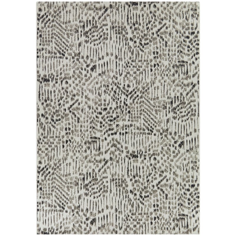 Holford Abstract Modern Indoor/Outdoor Area Rug