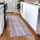 preview thumbnail 110 of 121, Premium Washable Super Soft Modern Plaid Mayfield Rug Lavender - 2'3" x 7'6"