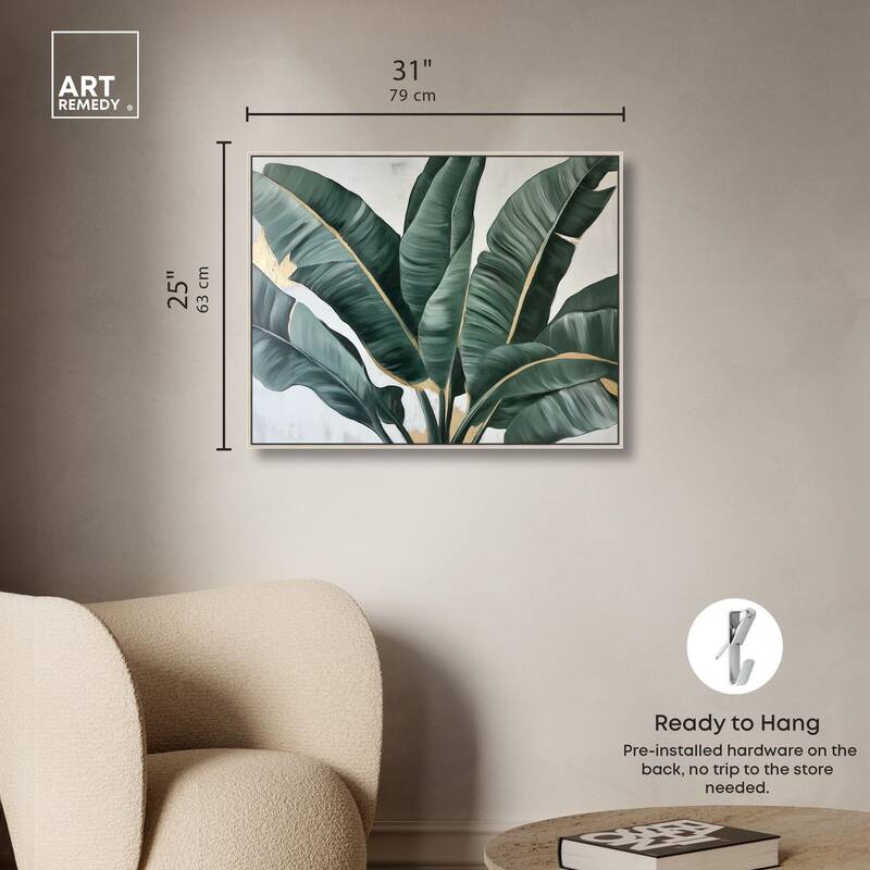 Jungle Jewel Jade II Canvas by Art Remedy