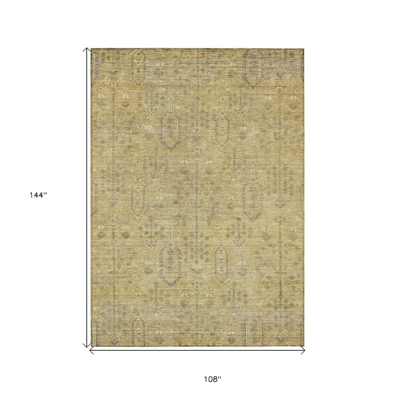 HomeRoots Southwestern Transitional Rectangle Outdoor Rug