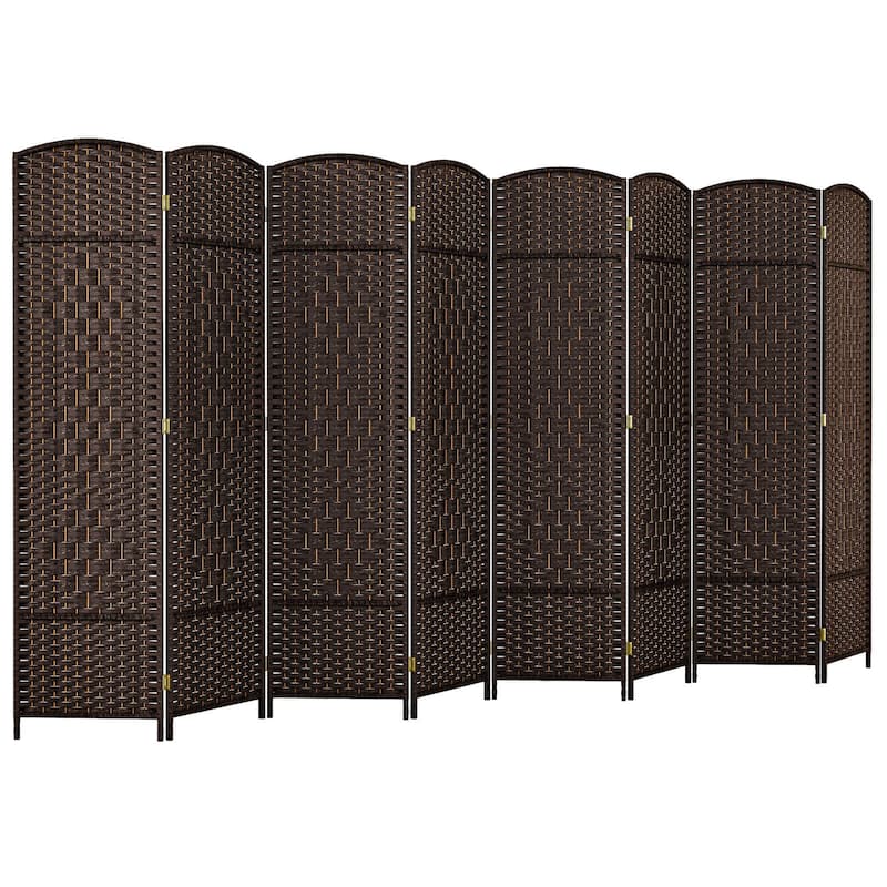 Costway 8-Panel Room Divider 6 FT Tall Folding Privacy Screen with - See Details