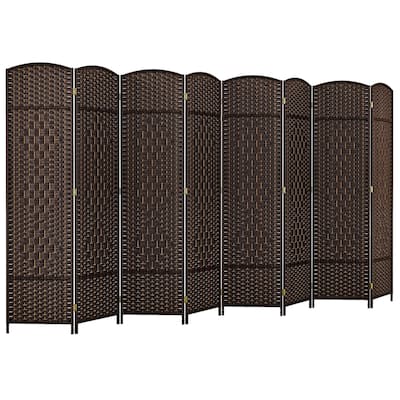 Costway 8-Panel Room Divider 6 FT Tall Folding Privacy Screen with - See Details