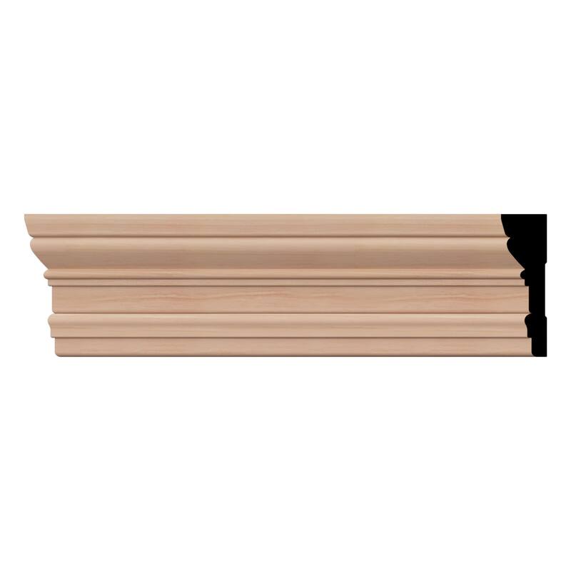 WM318 7/8-in D x 3-1/4-in W x 96-in L Americraft Solid Hardwood Stain Grade Colonial Casing Moulding - Cherry