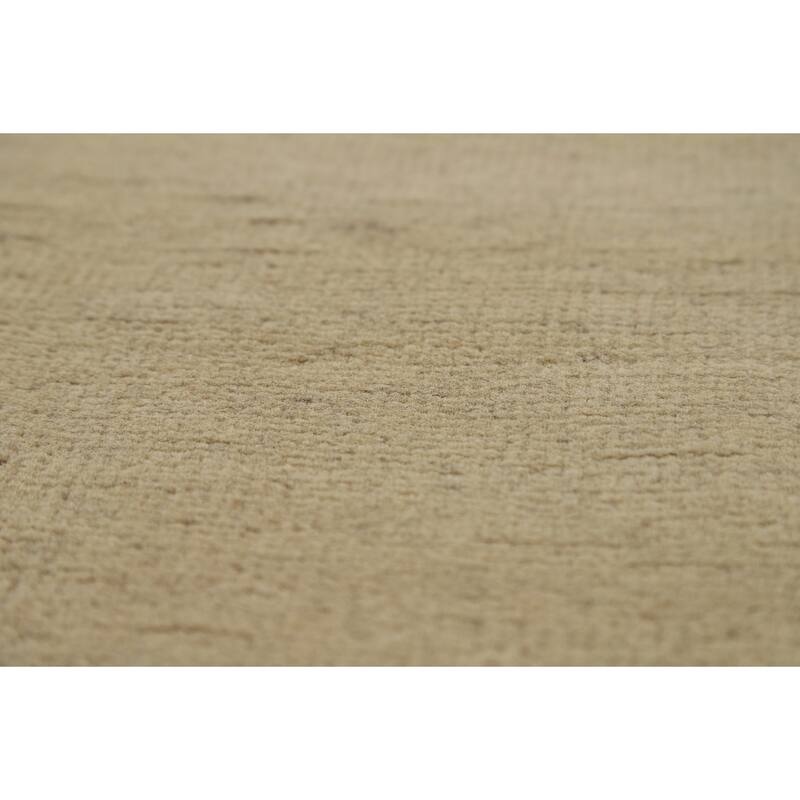 Modern Solid Gabbeh Oriental Area Rug Handmade Wool Carpet - 6'1" x 8'11"