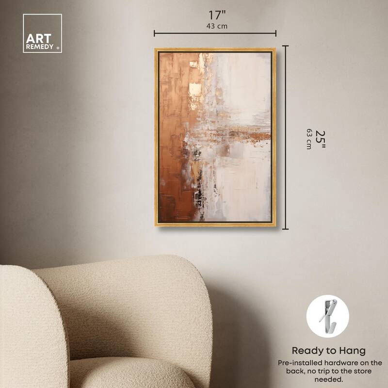 Burnished Memory Canvas by Art Remedy