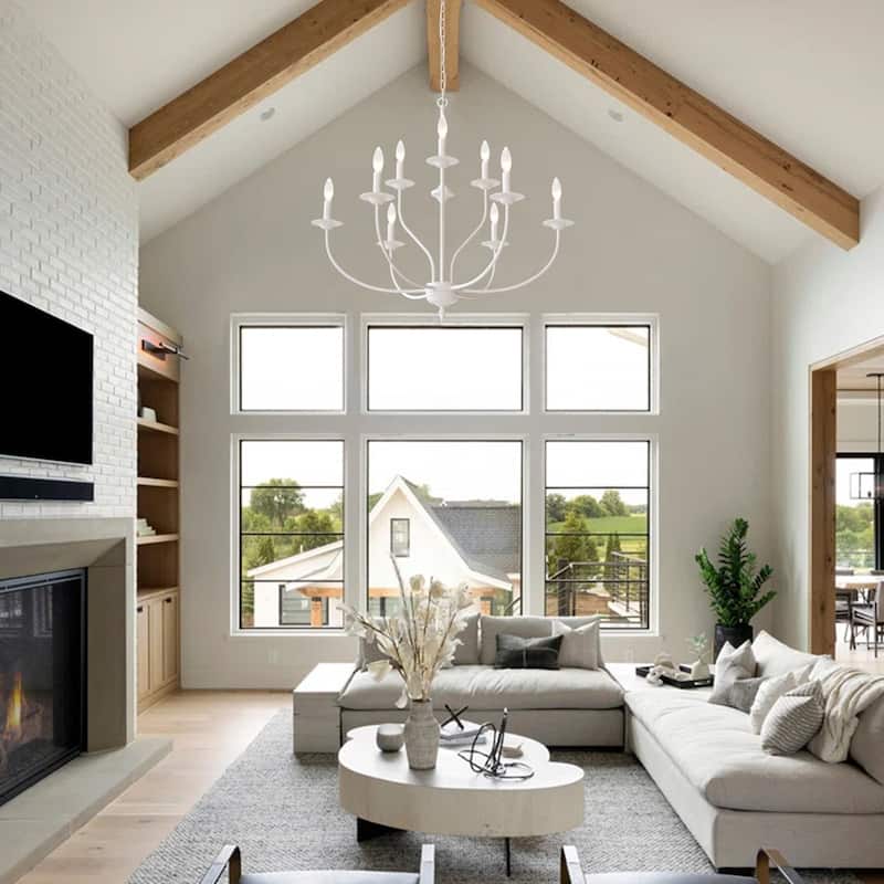 Maxax 9 - Light Candle Style Classic / Traditional Chandelier