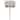 Floral Welcome Outdoor Yard Metal Garden Stake - 8" - White
