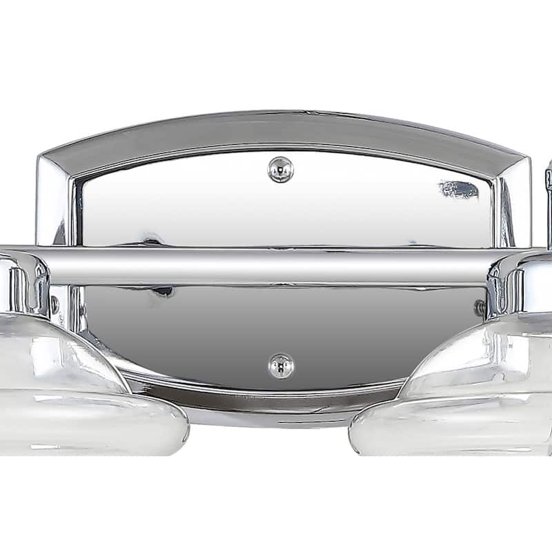 Marais Iron/Glass Schoolhouse LED Vanity Light, by JONATHAN Y