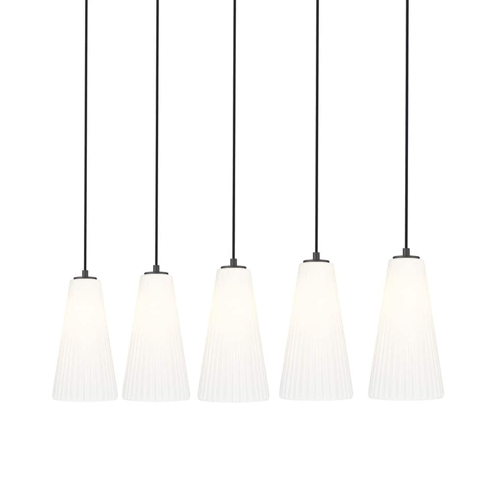 Z-Lite 3043P7-5L Farrell 5 Light 42" Wide Linear Chandelier