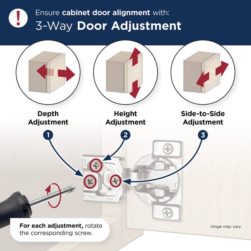 Amerock BP9237SCFF 3/4" (19mm) Overlay Face Frame Soft Close Concealed