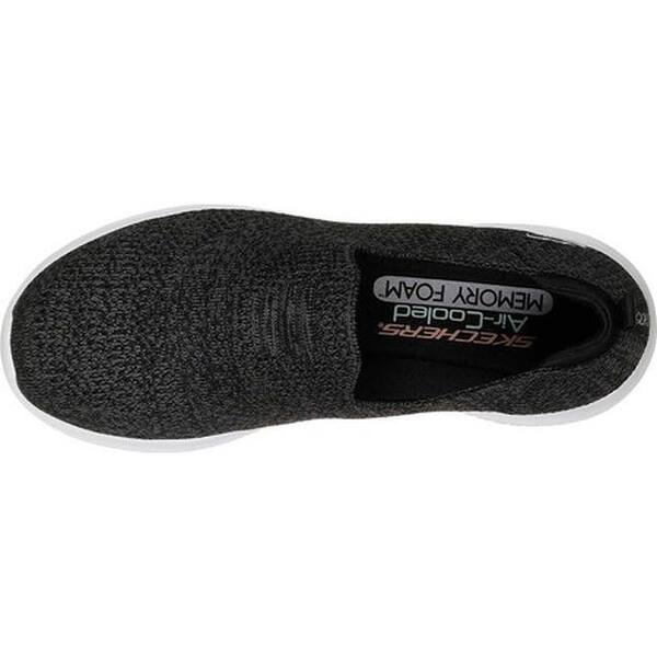 Shop Skechers Women S Ultra Flex Harmonious Slip On Shoe Black White On Sale Overstock 26270807