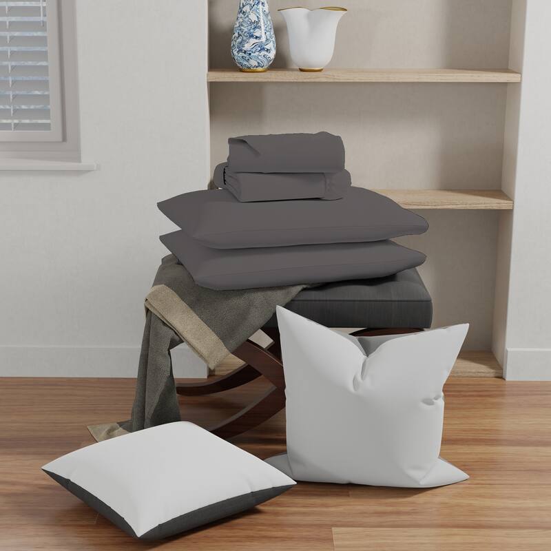 Color Sense Super-Soft & Cozy Knitted Jersey Sheet Set