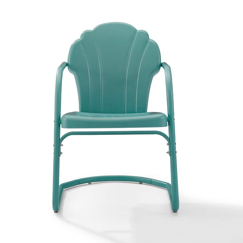 Crosley Tulip 2Pc Outdoor Metal Armchair Set - 24.5"W x 20.5"D x 32.88"H